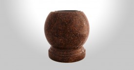 Omega Granite Bowl Vase