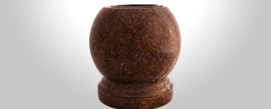Omega Granite Bowl Vase