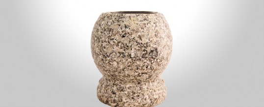Strzegom Granite Bowl Vase