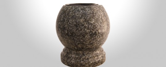 Strzegom Granite Bowl Vase