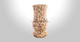 Crema Julia Granite Vase