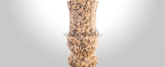 Crema Julia Granite Vase
