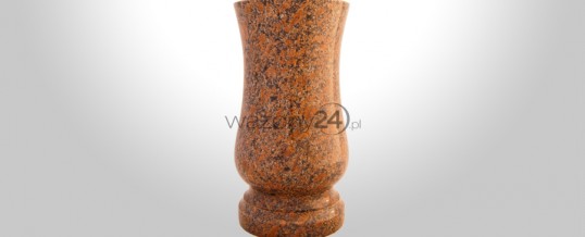 Santiago Red Granite Vase
