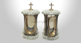 Strzegom Granite Tombstone Lantern