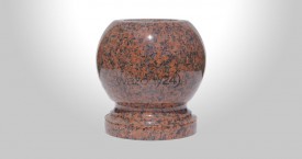 Balmoral Red Granite Bowl Vases
