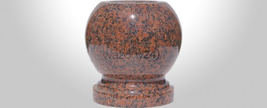 Balmoral Red Granite Bowl Vases