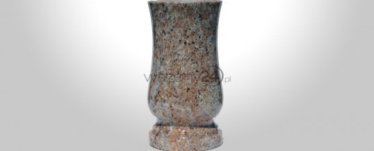Kashmir Gold Granite Vase