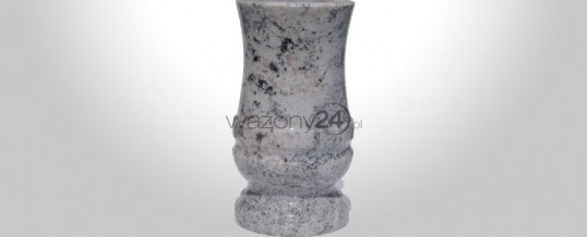 Wiscount White Granite Vase