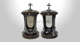 Star Ruby Granite Tombstone Lantern