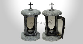 Whiscount White Granite Tombstone Lantern