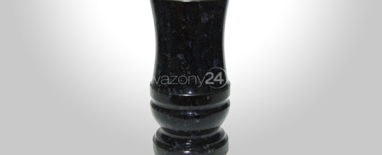 Butterfly Blue Granite Vase